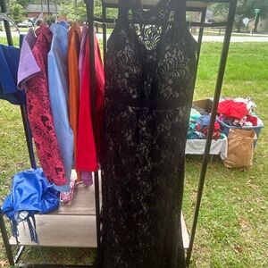 Elegant Black Lace Gown